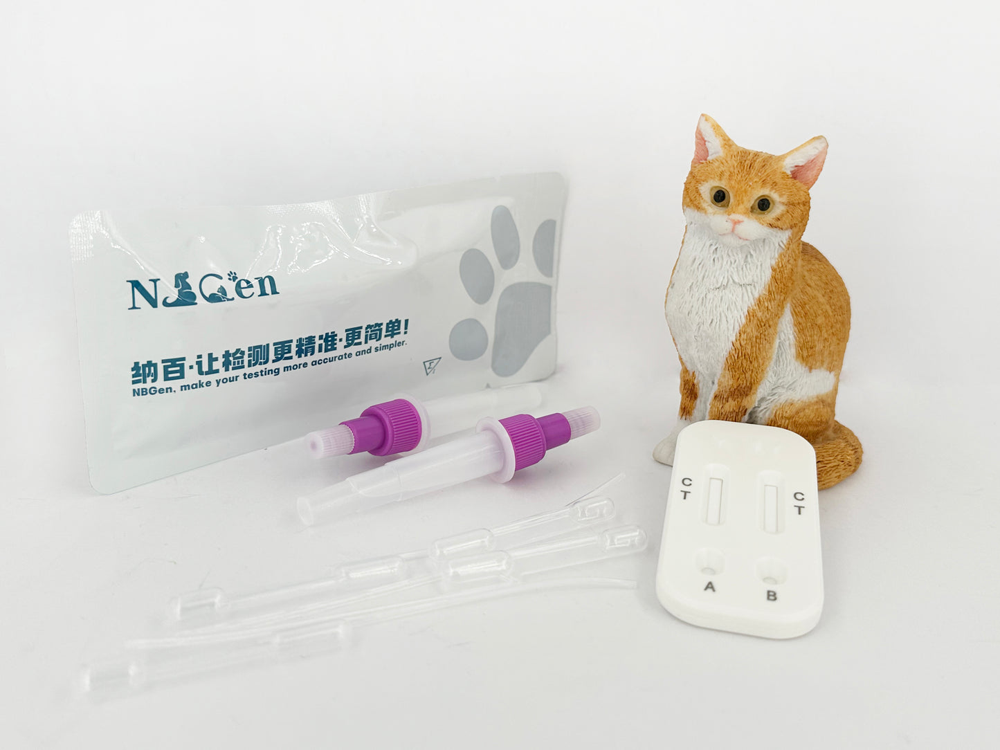 Feline Blood Typing Kit, cat blood typing, type A, B and AB