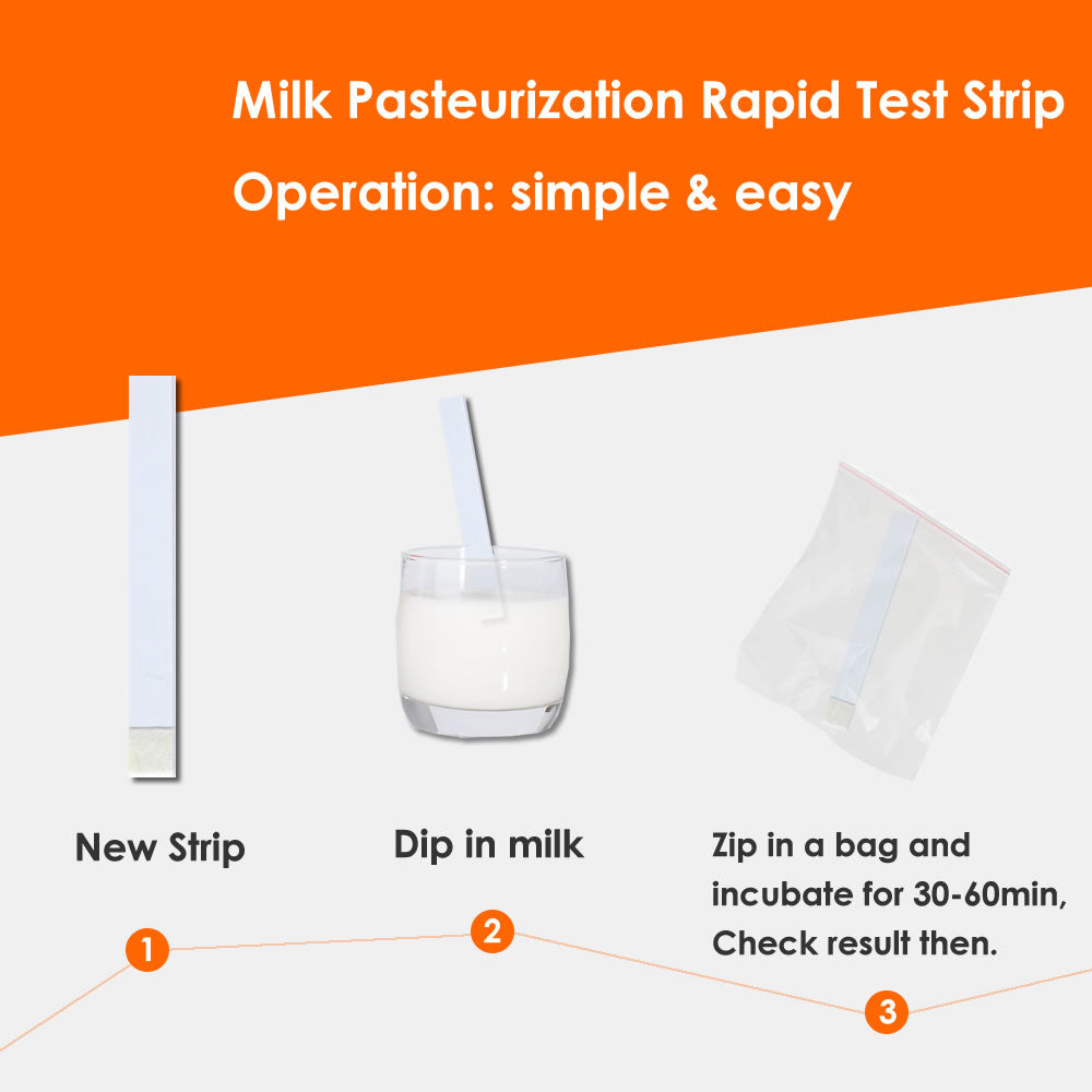 Alkaline Phosphatase ALP Rapid Test Strip for milk testing