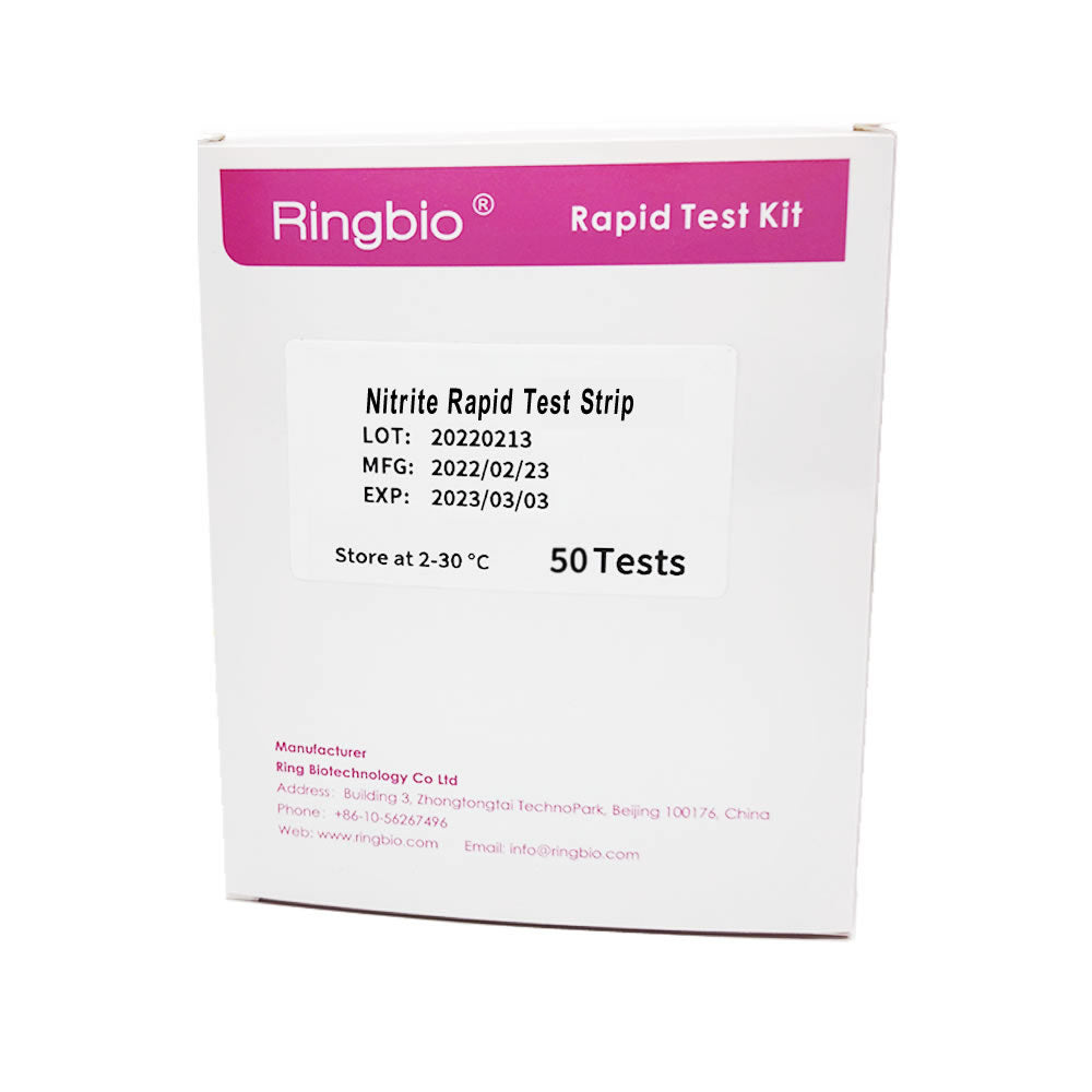 Nitrite Rapid Test Strip for milk testing