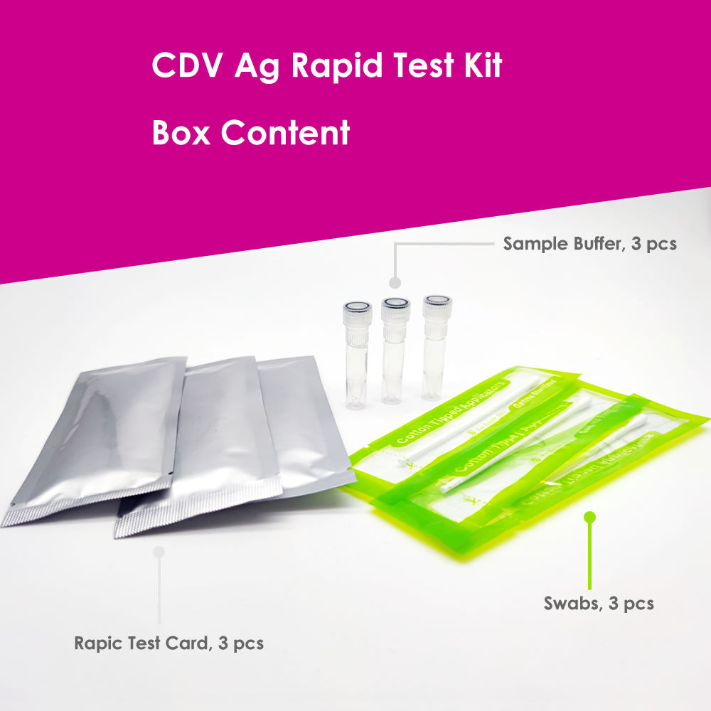 Canine Distemper (CDV) Ag Rapid Test Kit